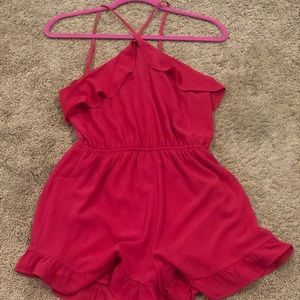 Pink romper